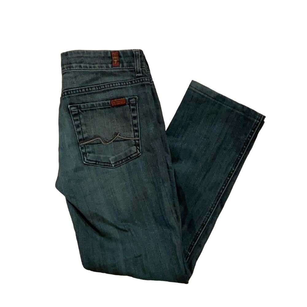 7 for all mankind carol jeans straight leg 28